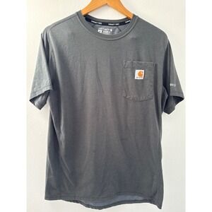 Carhartt Force Relaxed Fit Pocket T-Shirt Men's Size Med Gray Vented Sides
